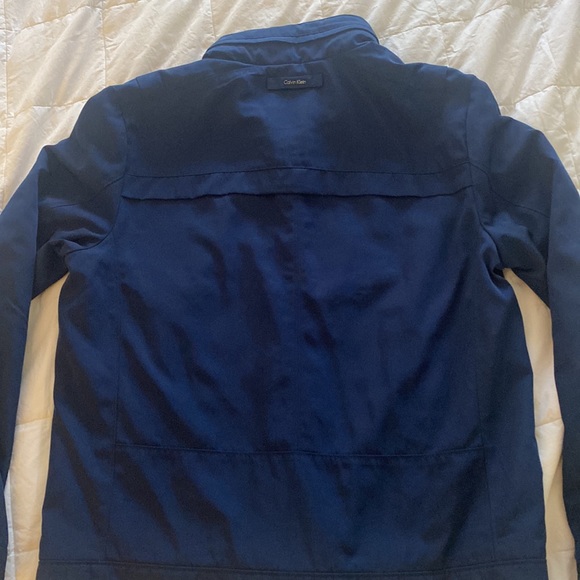 VINTAGE Calvin Klein Rain / Windbreaker Jacket with hood - EXCELLENT CONDITION - Picture 3 of 11